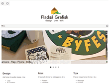 Tablet Screenshot of fladsaagrafisk.dk